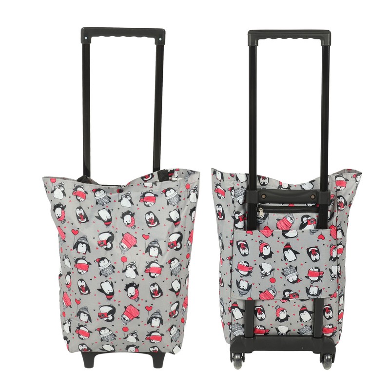 Household Portable Foldable Shopping Cart Utility Grocery Cart Large Elderly
