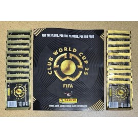Club World Cup 2025 FIFA Panini Sticker - 20 Packs + Album USA Version