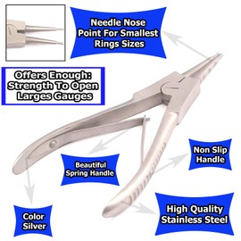 BOW 'OPENING' PLIERS REVERSE ACTION JUMP 'RING' AND PENDANT OPENING TOOL by G.S ONLINE STORE