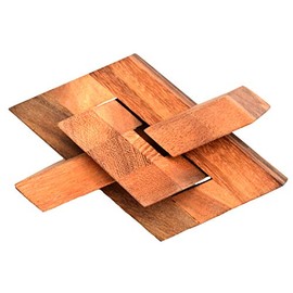 Sailor Knot CCO Puzzle 3, Wooden Knot, Knob Puzzle, Carpenter's Knot with 3 Pieces, Wooden Puzzle IQ Puzzle, IQ Test Knob Task Logic Puzzle, 3D Puzzle, Thinking Game