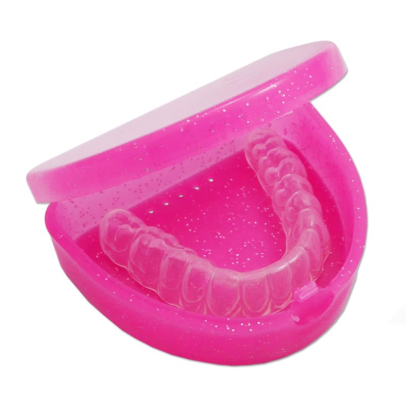 Slim Orthodontic Dental Case - Colour & Glitter Choices for