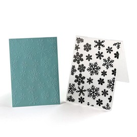 arriettycraft Snowflakes Plastic Embossing Folders for Card Making or Scrapbooking DIY Album Card Tool Plastic Template (Snowflakes)