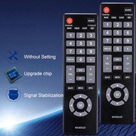 2 Pack NH305UD Remote Control Replacement Fit for Emerson LCD HDTV TV