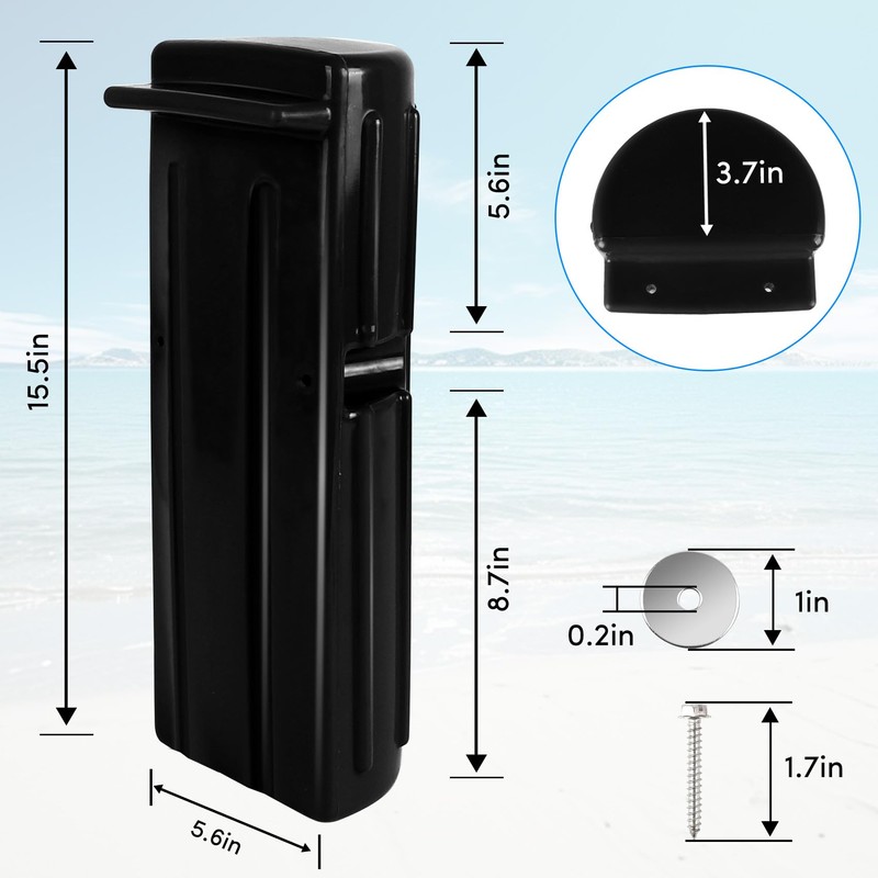 ORLANG Dock Bumper Fender, Inflatable Dock Protection for Edging, Marine