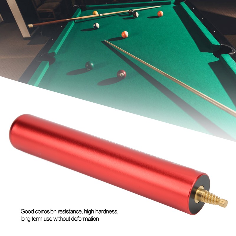 Aluminum Alloy Pool Billiard Cue Extension 6 Inch Snooker Cue