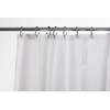 Croydex Plain White Textile Curtain with Hygiene 'N' Clean, 2000