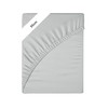 Ev Dekor Double Fitted Sheet Grey | Silver - Deep