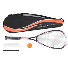 Training Squash Racket Carbon Lightweight Beginner Squash Racket for Gym Park School Pink