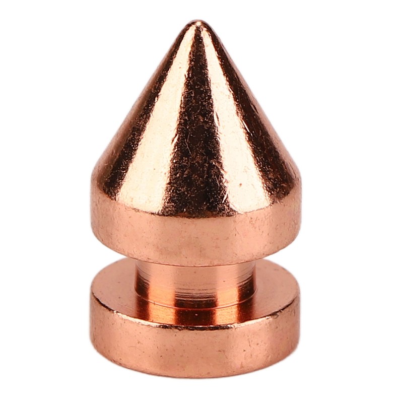 100 Sets Spiked Cone Spike Stud Rose Gold High Hardness