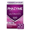 Phazyme Ultimate Gas & Bloating Relief Simethicone 500mg, Anti-Gas, 20