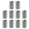 Threaded Sleeve M8 x M10 with Slotted Profile for Precise