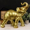 Ebros Gift Auspicious Large Thai Buddha Feng Shui Golden Elephant