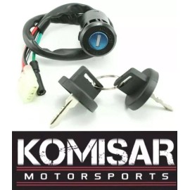 Komisar Motorsports Ignition Key Switch Honda TRX250ex TRX250X Sportrax 35100-HN6-A30 35100-HM8-000
