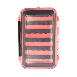 Waku Fimac Fly Case, Clear Plastic Case, Dry Flies, Nymph Storage, Compact, Durable, Lightweight, Waterproof Design, Management Fishing Area, Mountain Streams, Portable