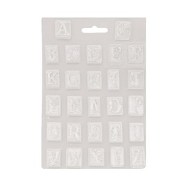 Stamperia - Soft Mould A4 for Scrapbooking, Albums, Bullet Journals and More, Suitable for Soft Clay, Ceramic Powder and More, Perfect for Hobbies, Crafts and Gifting (Master of Magic, Alphabet)