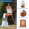 VISWIN French Easel for Painting with Palette, Shoulder Strap &