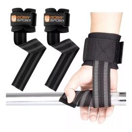 Boer Par De Straps Muñequera Gym Crossfit Pesas Correa De Soporte