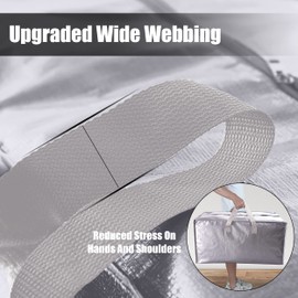 Cosy Family 8 Pack Heavy Duty Extra Large Moving Bags with Backpack Straps - Strong Handles & Zippers, Storage Totes For Space Saving, Fold Flat, Alternative to Moving Box (Set of 8, Multicolored)