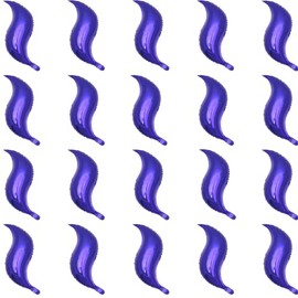 20Pcs Mermaid Tail foil Balloons 18inch Curve Mermaid Birthday Decorations for Baby Shower Birthday Wedding Summer Beach Party Decoration(Purple)