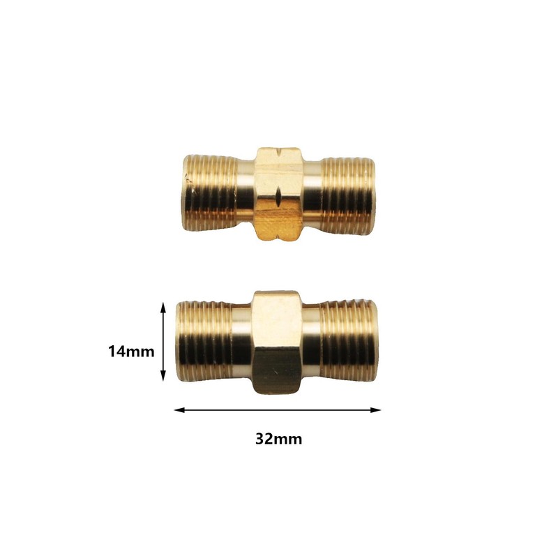 heyous 4PCS Oxyacetyl Hose Coupler 9/16inch-18 LH and RH Brass