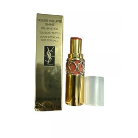 YSL Rouge Volupte Shine Oil-in-Stick Lipstick , 0.11 oz, NIB #130 Burnt Suede