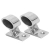 2PCS Stanchion Hand Rail Fitting 316 Stainless Steel Mirror Polishing