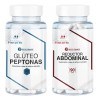 Kit Suplementos Glúteo Peptona Reductor Abdominal Cápsula