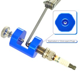 ITEQ 12mm Spark Plug Gap Tool with Feeler Gauge, Spark Plug Gapping Tool, Spark Plug Gap Adjusting Tool for 12mm Plugs, Spark Plug Measuring Tool