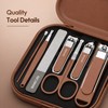 7-Piece Manicure Nail Clipper Set with Case – Portable Nail