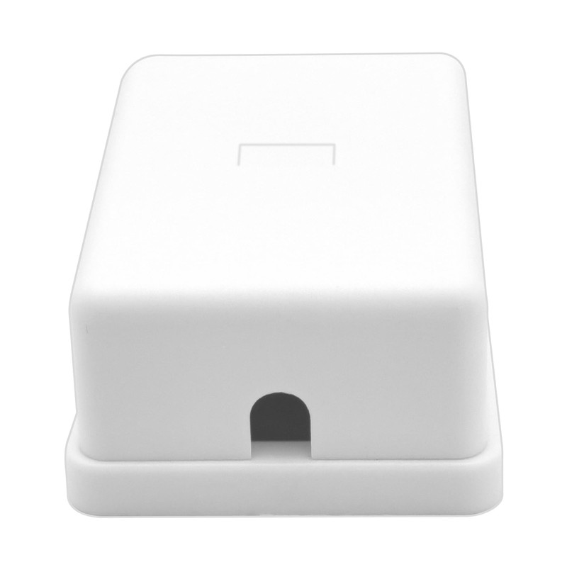 NECABLES Phone Jack Surface Mount Dual Port for 2 Phone