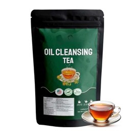 Oil-Reducing Tea - 10 Herbal Blend for Liver & Kidney Detox, Chrysanthemum Infusion, 30 Caffeine-Free Tea Bags for Natural Oil Control