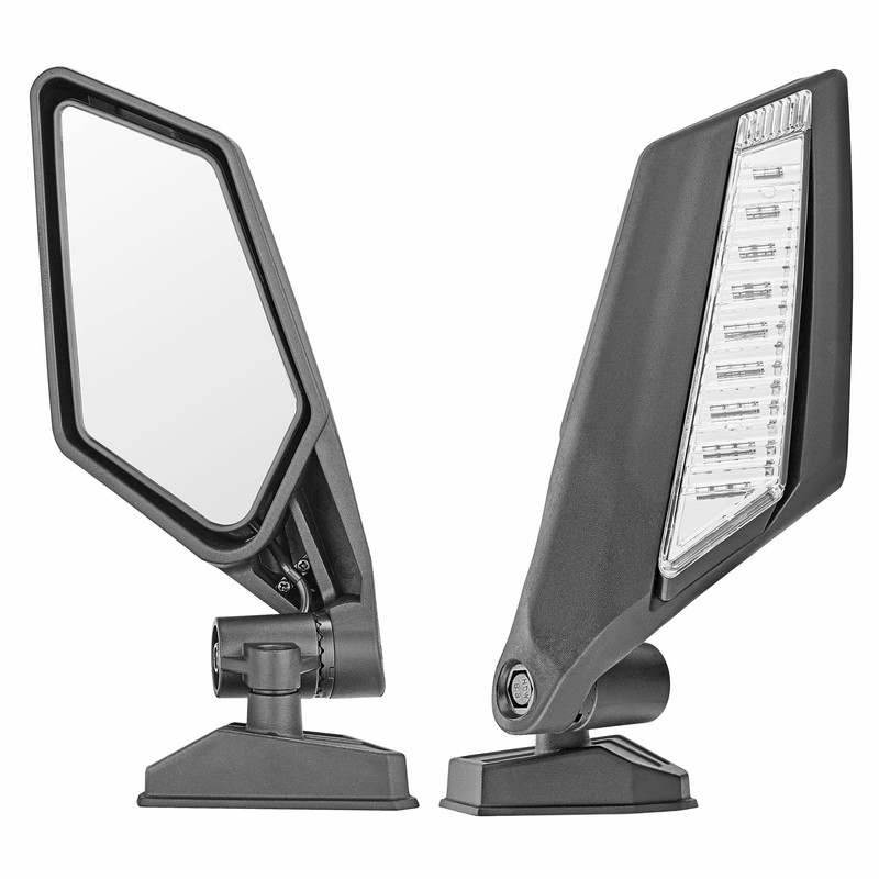 Wsays Side Rear View Mirrors with LED Turn Signal Lights