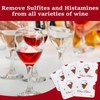 Wine Filters - 12 Pack Wine Purifier Removes Histamines and
