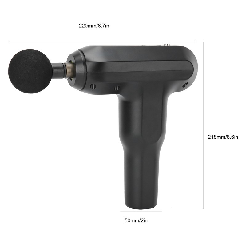 Fascia Massage Gun Electric Deep Tissue Muscle Relaxation Percussion Massager