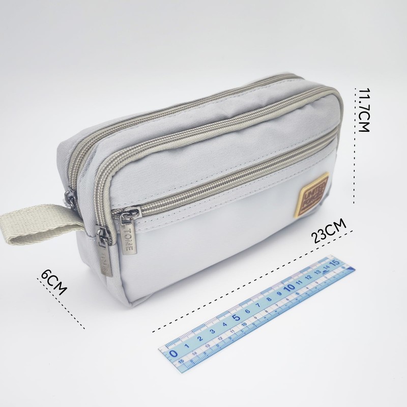 GODCHI pen case, gray (light gray), Easy