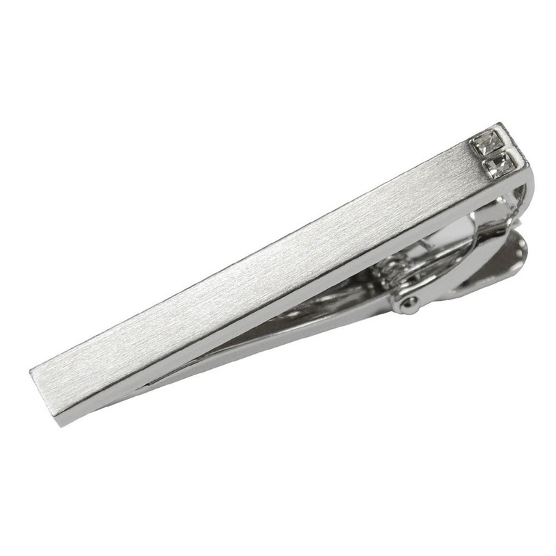 Thomas Bailey Tie Pin - Matte Crystal 4.5cm