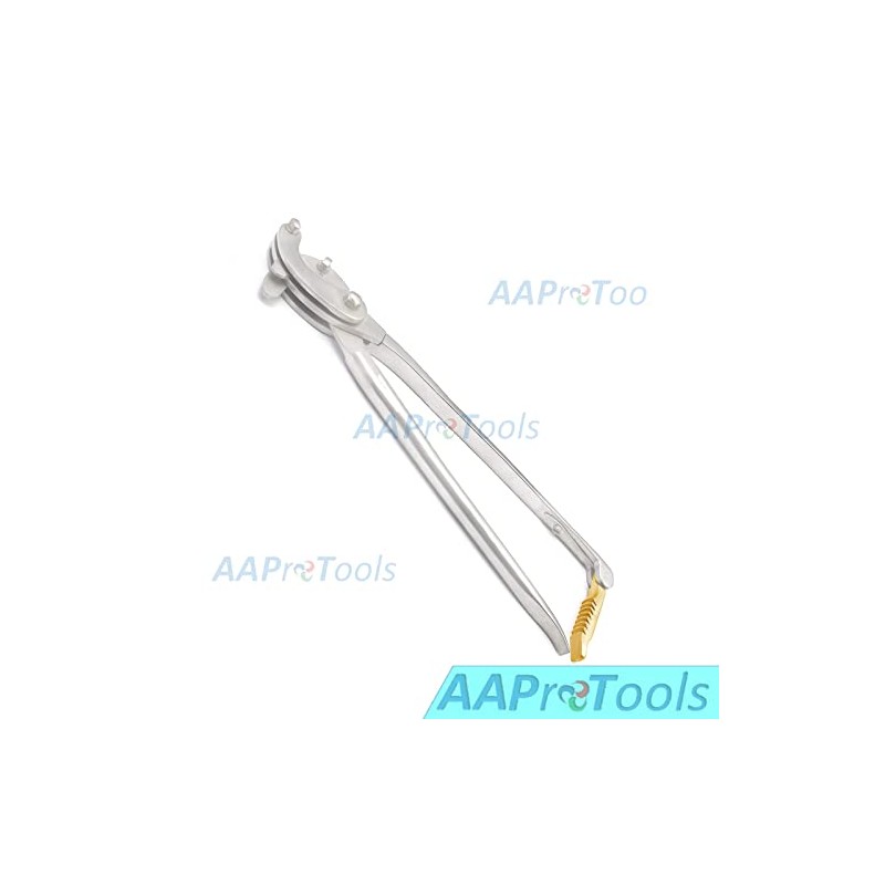 AAProTools Serra Emasculator Straight Handle with Gold Ratchet Triple Crush