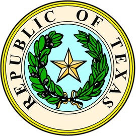 4" Republic of Texas Seal Texan Lone Star TX Sticker