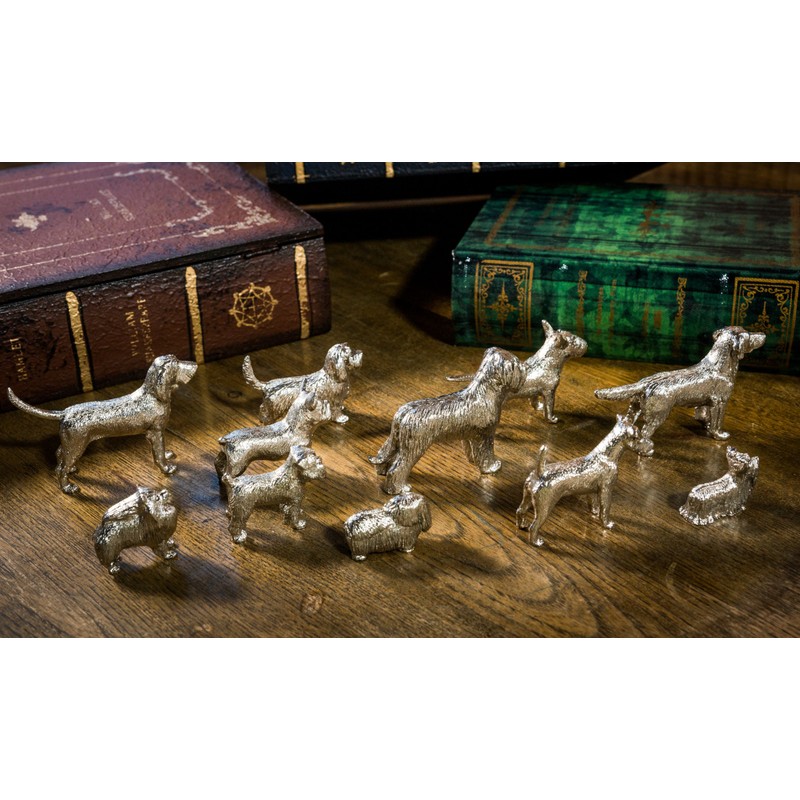 Border Terrier Made in UK Artistic Style Dog Figurine Collection