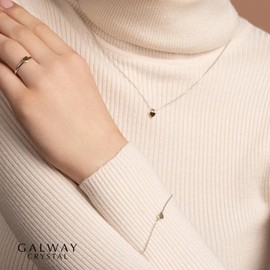 GALWAY Heart Of The Claddagh Gold Bangle Bracelet for Women, Hypoallergenic Accessory, Irish Fashion Fine Jewelry in 925 Sterling Silver and Gold, Perfect Birthday, Anniversary, Christmas Gift For Her