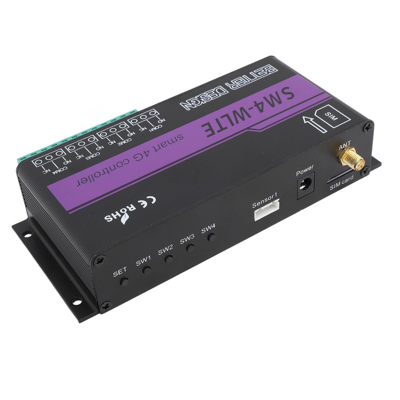 4 Channel 4G SMS Alarm Controller 4G Mobile Phone Access