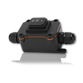 Akozon 12V 16A SPDT 6 Pins 3 Position ON/Off/ON Toggle Rocker Switch AC IP68 Waterproof Universal for Car Boat Ship RV