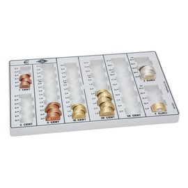Wedo 161658000 Replacement Coin Tray for Europa Money Box 26.6 x 16.2 x 3.1 cm White
