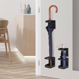 KAIXUANMAN Umbrella Stand, Magnet, Umbrella Hanger, Entryway Umbrella Stand, Compact Entrance Storage, Umbrella Stand, Stylish, Entrance Door, Magnetic Folding Umbrella, Wall Storage, Wrap Holder