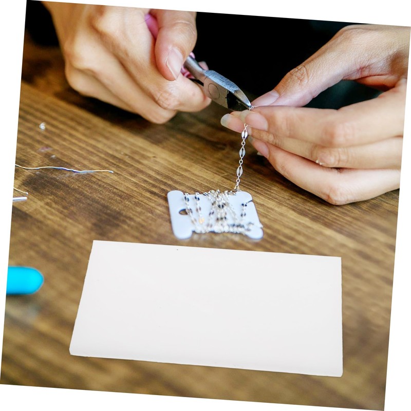 TEHAUX Jewelry Crafting Pad PU Stamping Board for DIY Jewelry