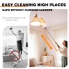 Leories Lambswool Feather Duster with Extension Pole up to 63inch,Extendable