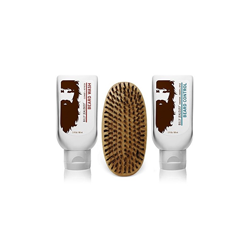 Billy Jealousy Kit Envy Hombres Lavado Control Barba 3oz Cepillo