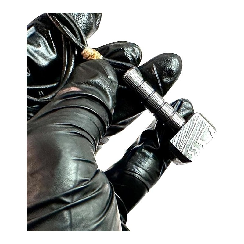 Hand Forged Damascus Steel Thor Mjolnir | Norse Hammer Necklaces