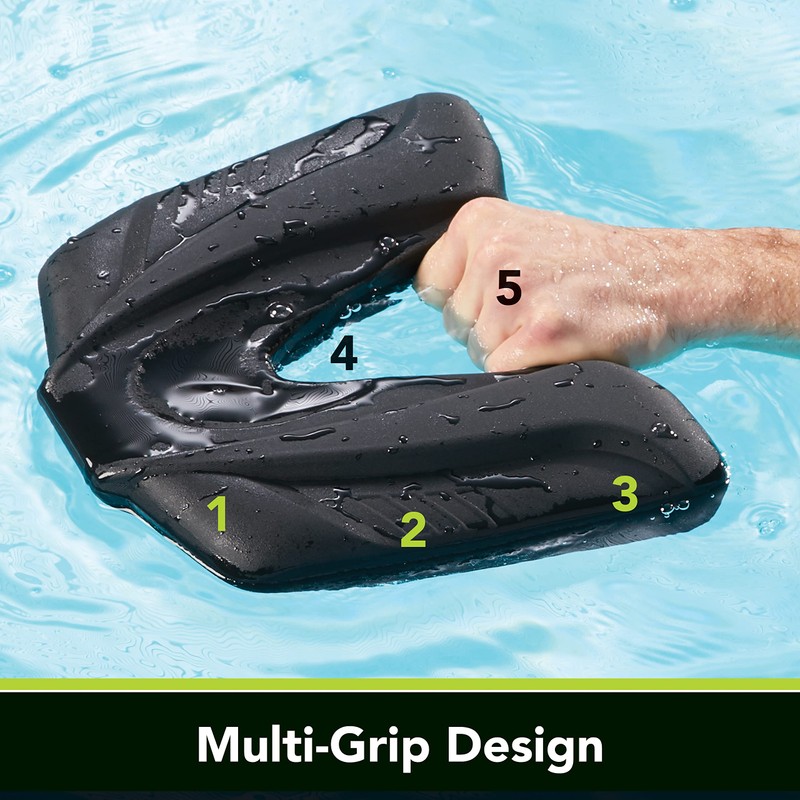 Aqua Fitness, 3-in-1 Combo Pull-Kick-Swim Kickboard, EVA Foam Swim Training