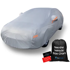 EzyShade 10-Layer Car Cover Waterproof All Weather. See Vehicle Size-Chart for Accurate Fit. Outdoor Full Exterior Covers for Automobiles Sedan Hatch SUV Rain Sun Protection. Size A0 (See SizeChart)